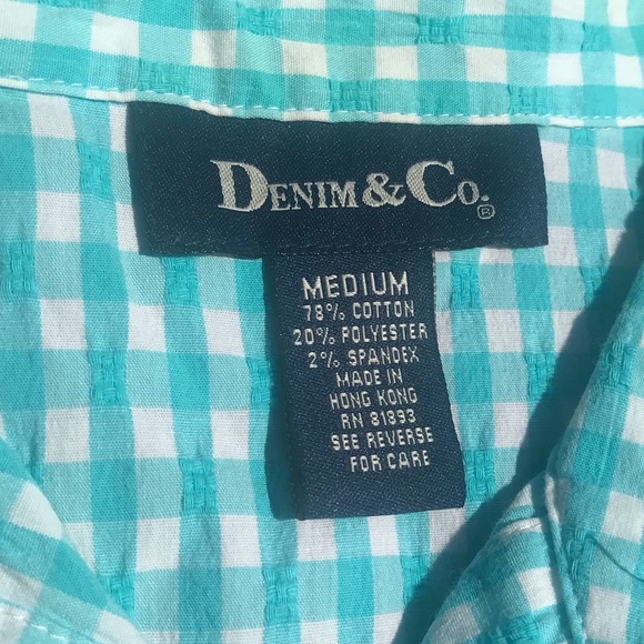 Denim&co Set of 2 Seersucker tops - Picture 5 of 5
